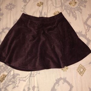 Corduroy circle skirt